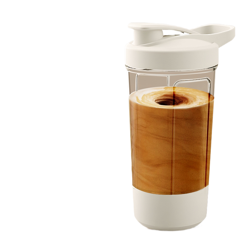 Rechargeable Electric Protein Shaker Bottle with Scale - 450ml/600ml