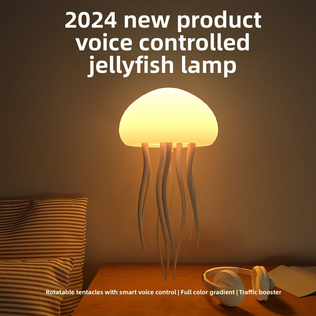 Smart Voice Control Jellyfish Night Light