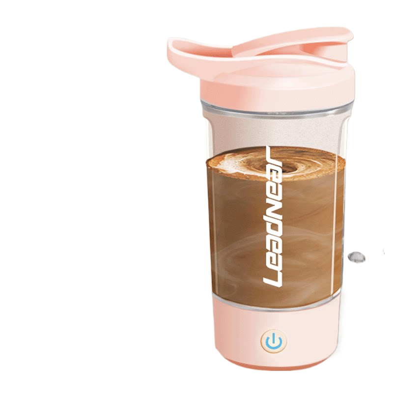 Rechargeable Electric Protein Shaker Bottle with Scale - 450ml/600ml