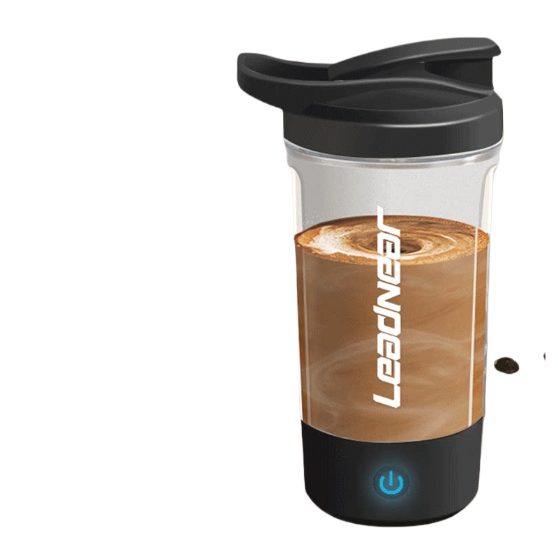 Rechargeable Electric Protein Shaker Bottle with Scale - 450ml/600ml