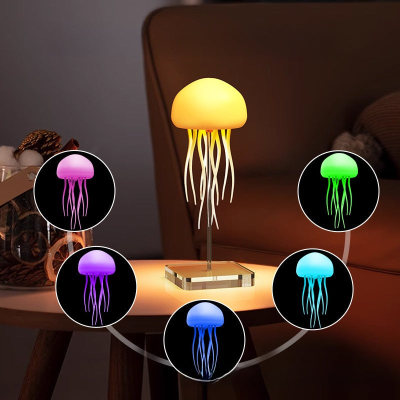 Smart Voice Control Jellyfish Night Light
