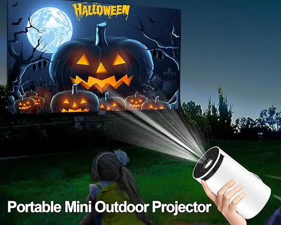 4K Mini Projector with WiFi 6 & Android 11